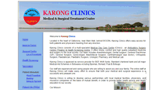 Desktop Screenshot of karongclinics.com